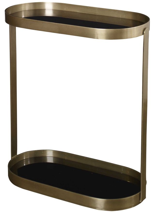 Uttermost® Adia Antique Gold Side Table-1