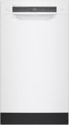 Bosch® 300 Series 18" White Built In Dishwasher