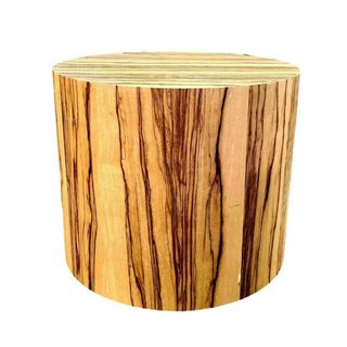 Crestview Collection Limba Veneer Round End Table