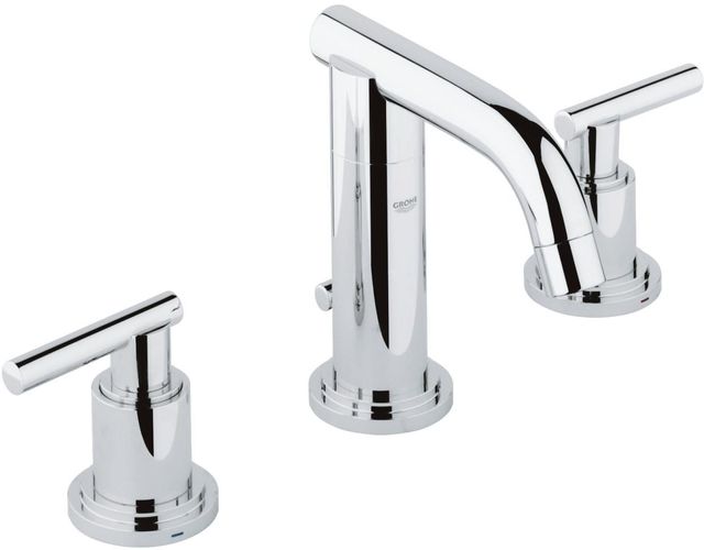 Grohe Atrio Starlight Chrome 8 Widespread Two Handle Bathroom Faucet S Size 2007200a Ginno S Kitchen Appliance Chico Ca