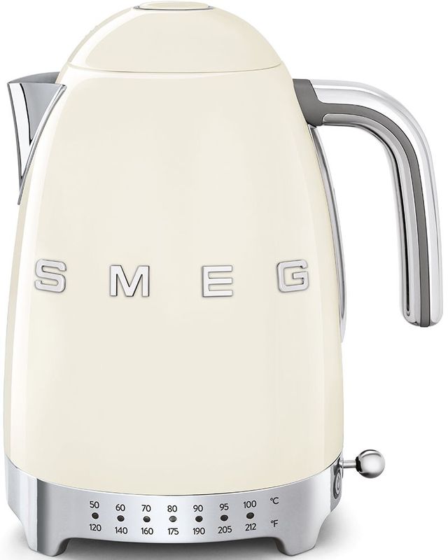 Smeg 50's Retro Style Aesthetic Polished Stainless Steel Electric Kettle 1