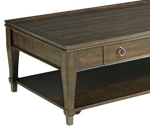 Hammary® Sunset Valley Brown Rectangular Cocktail Table 1