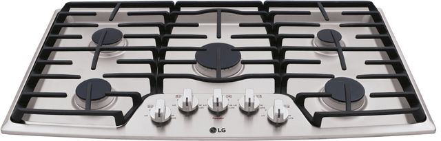 LG 36" Stainless Steel Gas Cooktop 4
