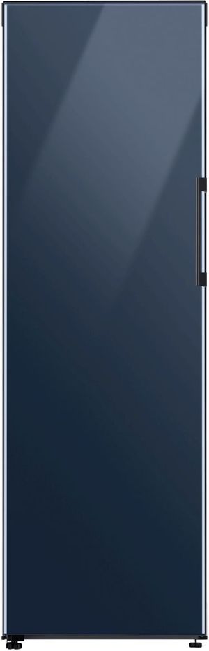 FLOOR MODEL Samsung Bespoke 11.4 Cu. Ft. Navy Glass Flex Column Refrigerator with Customizable Colors and Flexible Design