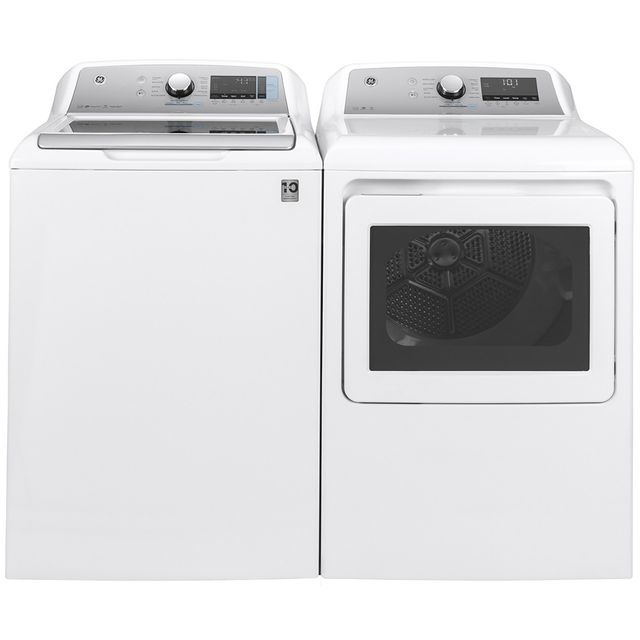 GE® 7.4 Cu. Ft. White Front Load Electric Dryer 3