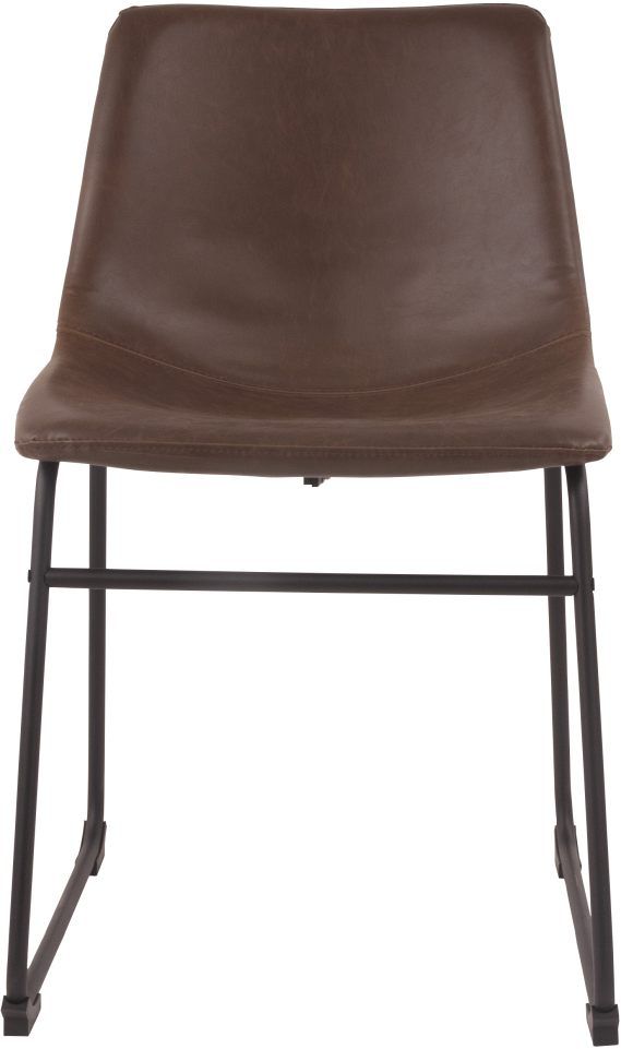 Chaise d'appoint Centiar en tissu noir/brun Signature Design by Ashley® 1