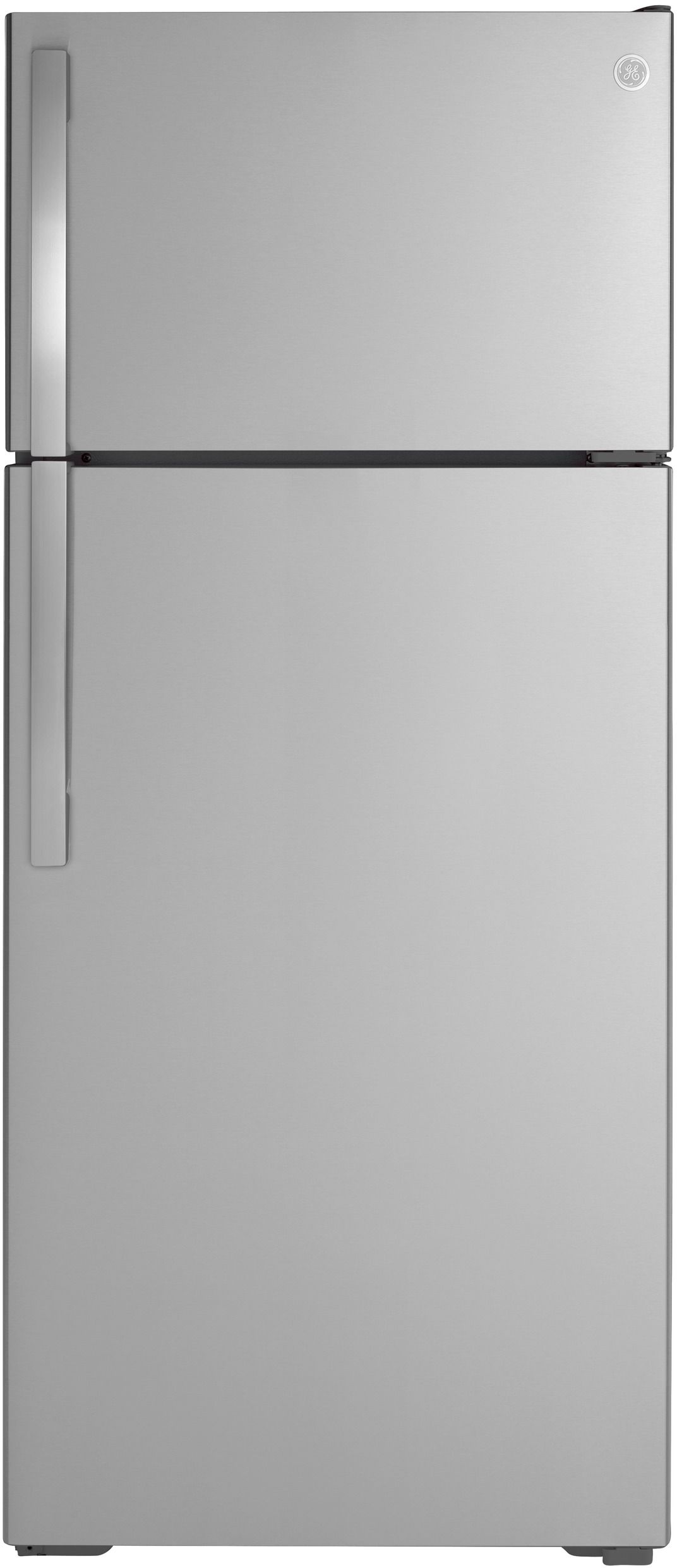 GE® 17.5 Cu. Ft. Stainless Steel Top Freezer Refrigerator