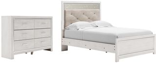 Signature Design by Ashley® Altyra 2-Piece White Full Panel Bed Set