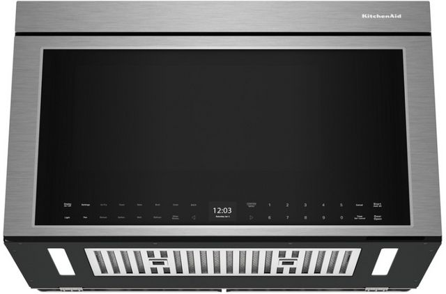 KitchenAid® PrintShield Stainless Over The Range Microwave Oven | Maine ...