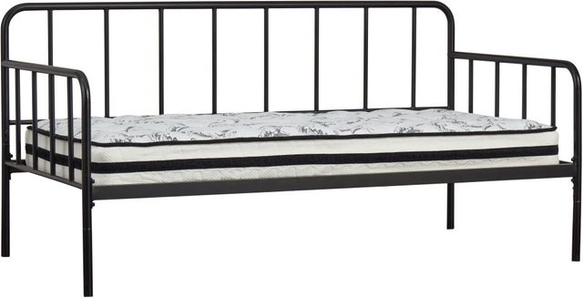Signature Design by Ashley® Trentlore Black Twin Metal Day Youth Bed with Platform-1