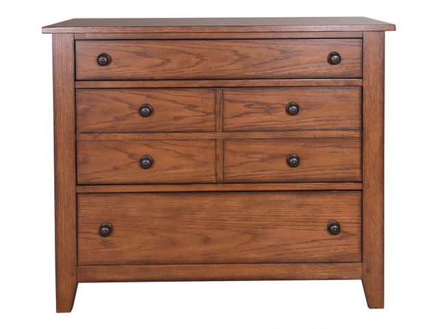Liberty Furniture Grandpas Cabin Aged Oak Youth Dresser-0