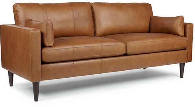 Best Home Furnishings® Trafton Brown Stationary Sofa 1