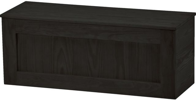 Crate Designs™ Storm Wood Lacquer Top Storage Bench 6