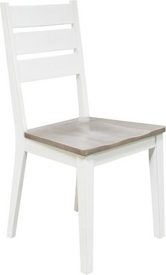Benchcraft® Nollicott Whitewash/Light Gray Dining Side Chair