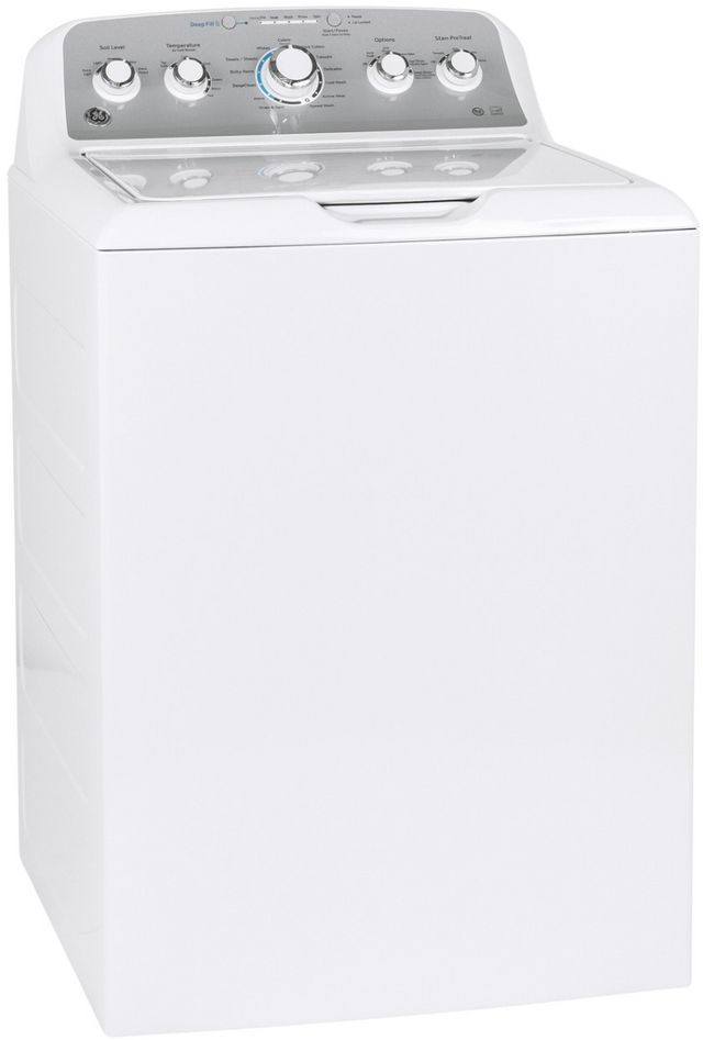 GE® 4.6 Cu. Ft. White Top Load Washer-1