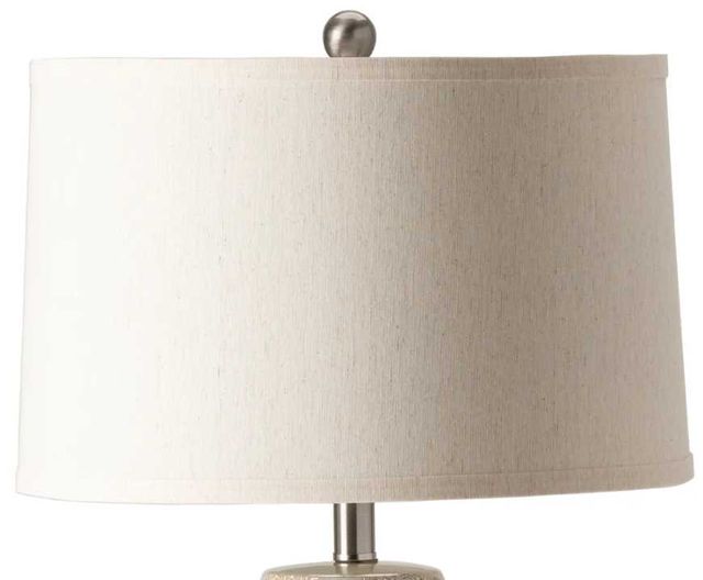 Crestview Collection Melrose Textured Silver Table Lamp-2