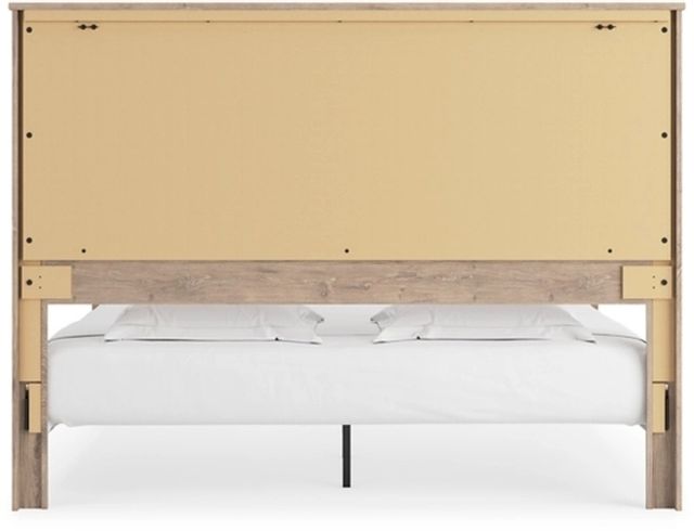 Très grand lit à panneaux Senniberg de Signature Design by Ashley® - Brun Clair 5