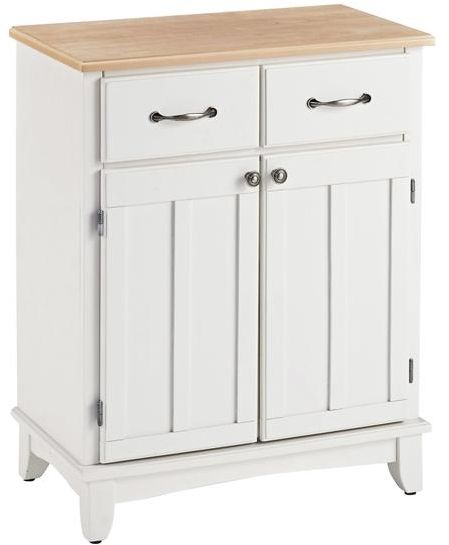 homestyles® Buffet Of Buffets Natural Wood/White Server-0