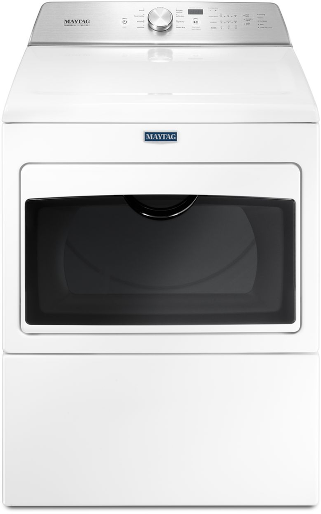 Maytag® 7.4 Cu. Ft. White Front Load Electric Dryer