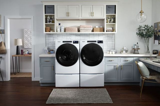 Whirlpool® 4.5 Cu. Ft. White Front Load Washer 8