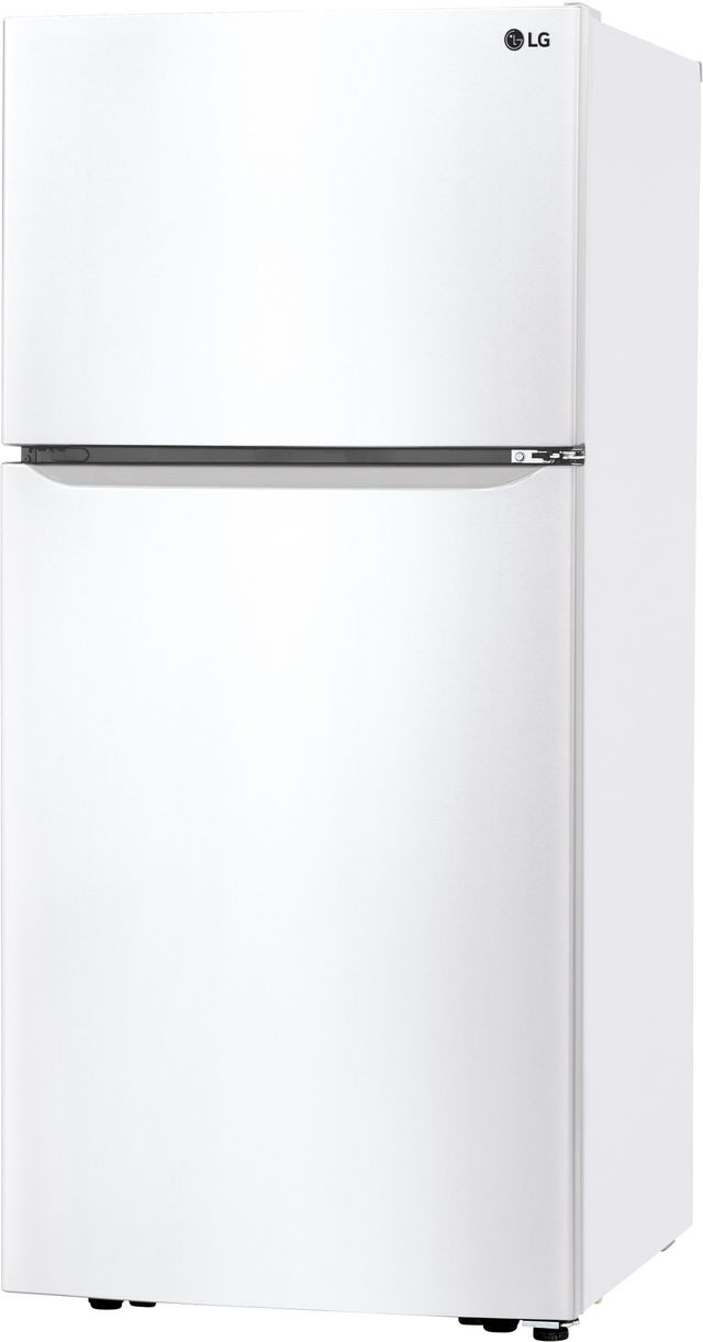LG 20.20 Cu. Ft. Smooth White Top Freezer Refrigerator 4