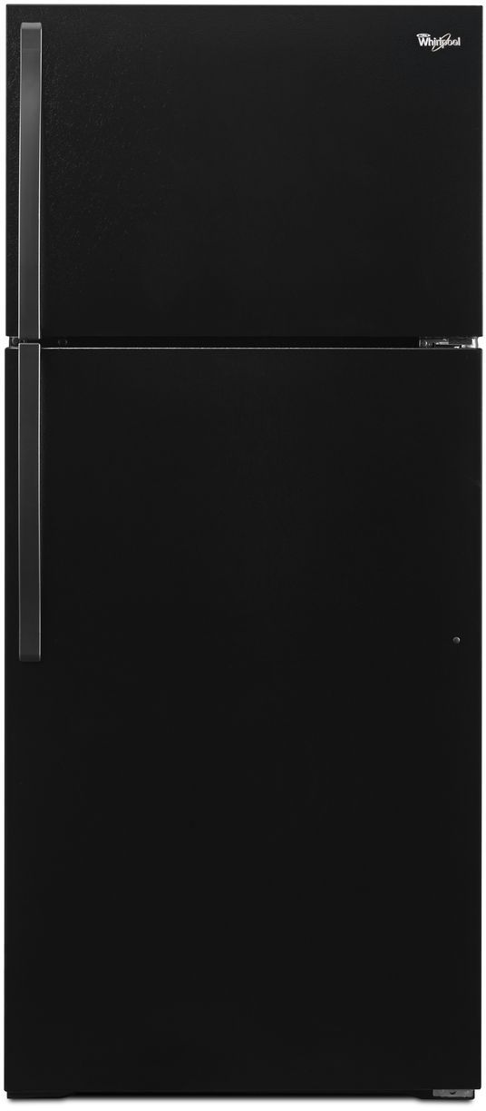 Whirlpool® 14.3 Cu. Ft. Black Top Freezer Refrigerator-WRT134TFDB