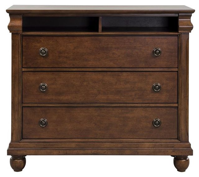 Liberty Furniture Rustic Traditions Rustic Cherry Media Chest 1