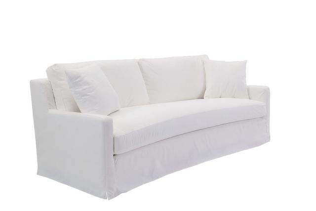 Synergy® 2267 Peyton Pearl Slipcover Sofa | Miskelly Furniture