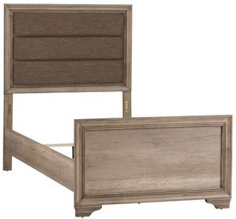 Liberty Sun Valley Sandstone Upholstered Twin Youth Bed