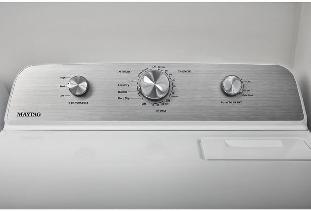 Maytag® 7.0 Cu. Ft. White Front Load Gas Dryer 7