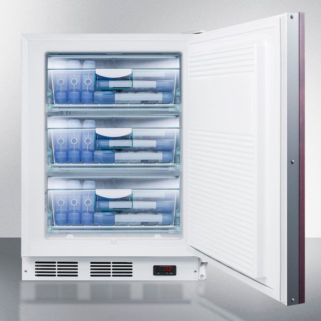 Accucold® by Summit® Commercial 3.5 Cu. Ft. Panel Ready ADA Compliant Built In All Freezer 2