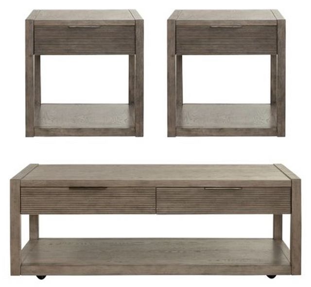 Liberty Bartlett Field 3-Piece Dusty Taupe Table Set-1