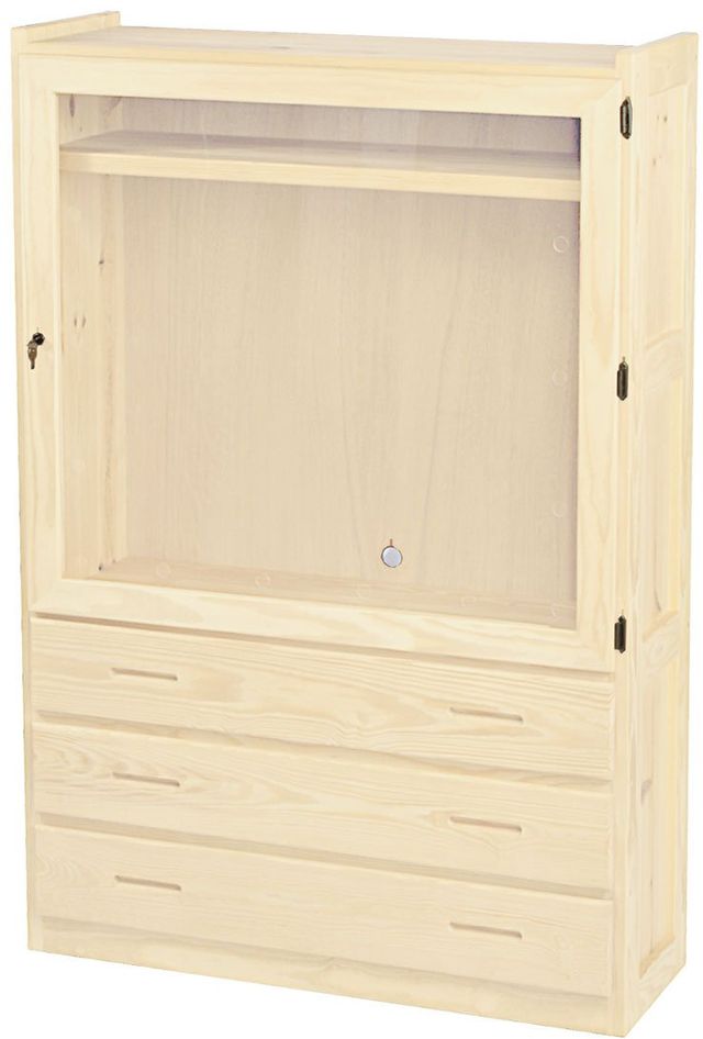 Crate Designs™ Classic TV Wall Unit with Locking Door 12