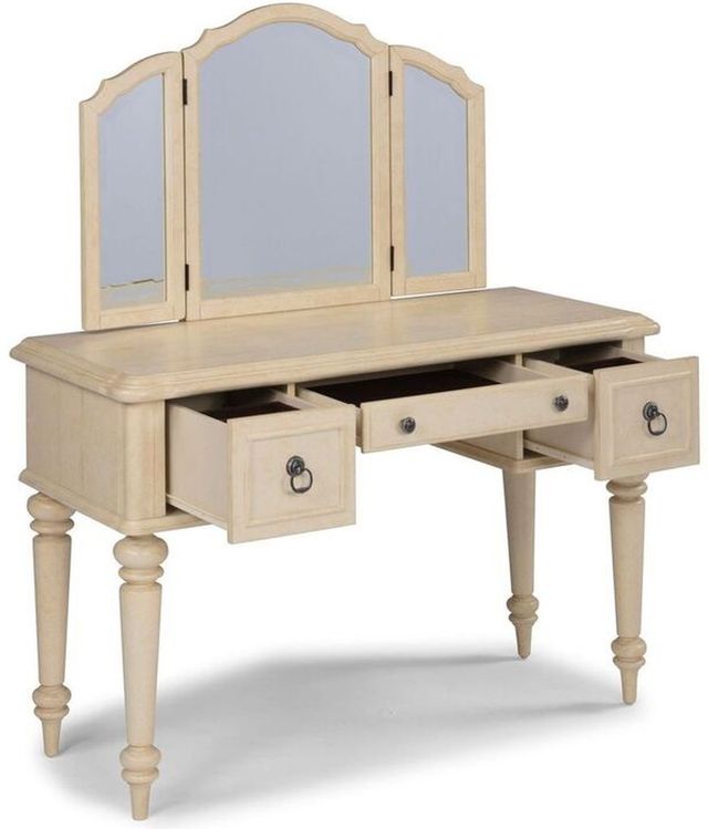 homestyles® Chambre Antiqued White Vanity-1
