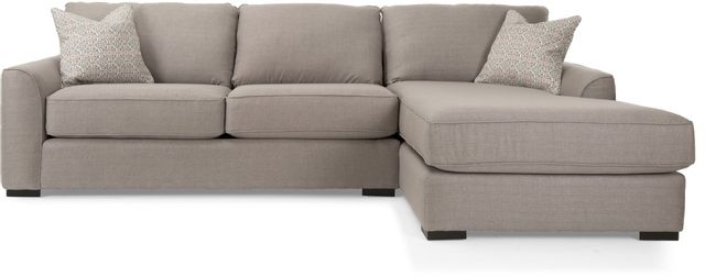 Decor-Rest® Furniture LTD 2786 Beige 2 Piece Sectional Sofa with Chaise Set 1