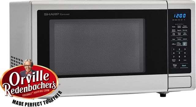 Sharp® 1.4 Cu. Ft. Stainless Steel Carousel® Countertop Microwave-2