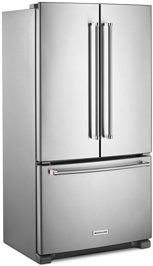 KitchenAid® 20 Cu. Ft. Stainless Steel Counter Depth French Door Refrigerator 6