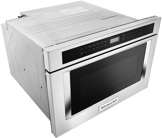 KitchenAid® 1.2 Cu. Ft. Stainless Steel Under Counter Microwave Drawer-3