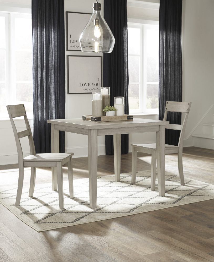 6 seater square dining table