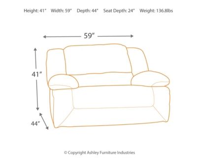 Signature Design by Ashley® Hogan Mocha Zero Wall Wide Seat Recliner 4