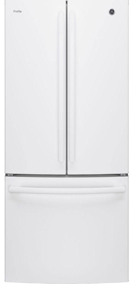 GE Profile™ 20.8 Cu. Ft. White French Door Refrigerator