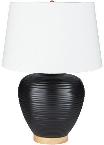 Surya Bixby Black Table Lamp-0