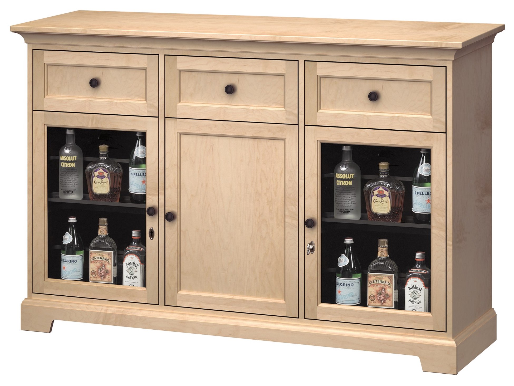 Howard miller bar online cabinet