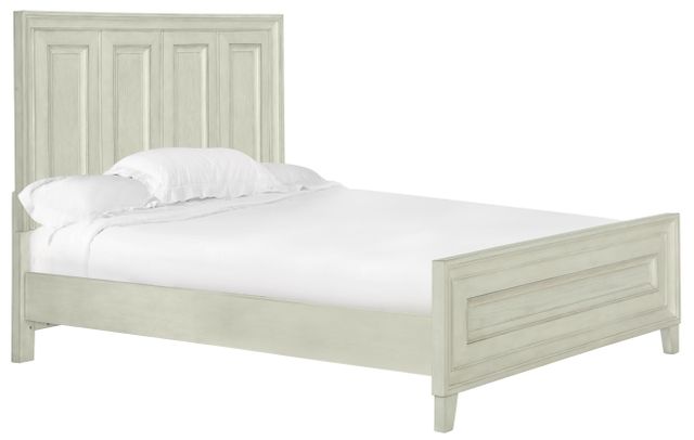 Magnussen Home® Raelynn Weathered White Queen Panel Bed
