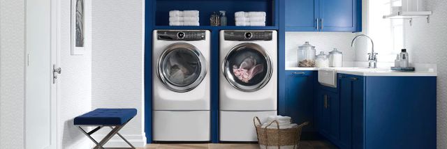 Electrolux Laundry 8.0 Cu.Ft. Island White Front Load Gas Dryer 7