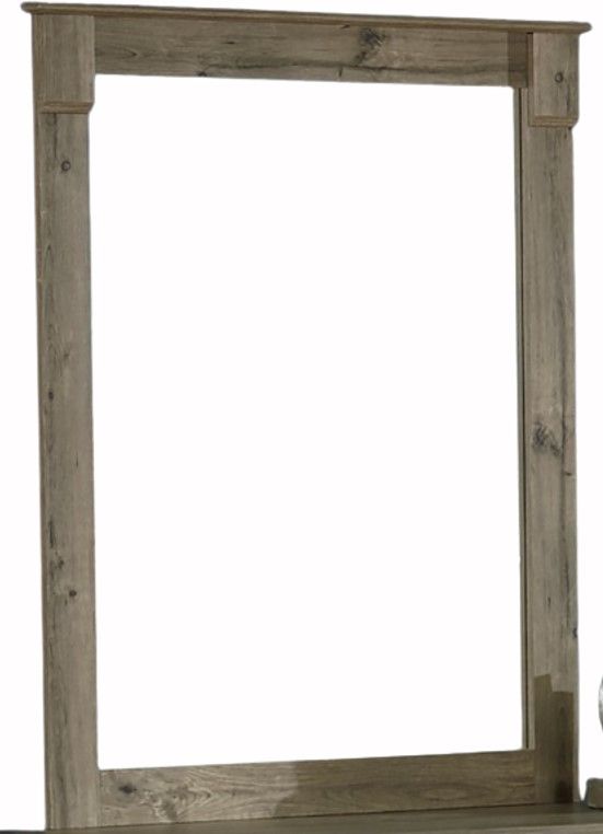 Perdue Woodworks Essential Weathered Gray Ash Mirror