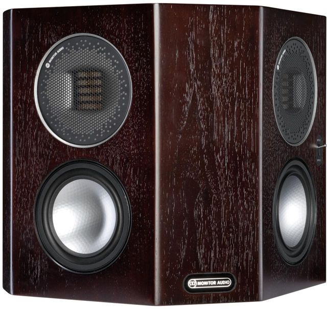 Monitor Audio Gold FX Pair of Walnut On-Wall Speakers