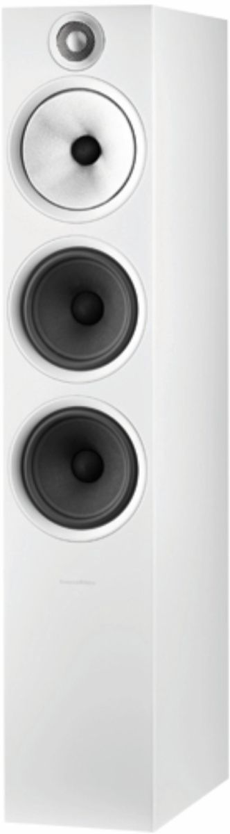 Bowers & Wilkins 600 Series White 6" Floor Standing Speaker 0