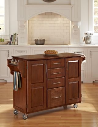 homestyles® Create-a-Cart Brown Kitchen Cart