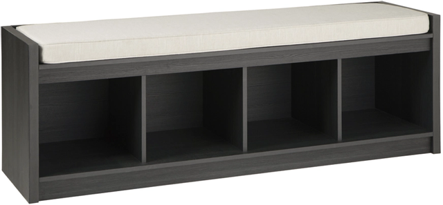 Signature Design by Ashley® Yarlow Linen/Gray Storage Bench-0